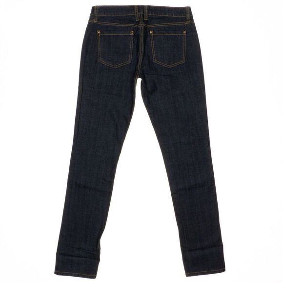 Forever 21 Slim Leg Jeans Size 28 Womens Blue Denim Stretch Measures 30 x 31.5 - Picture 2 of 10